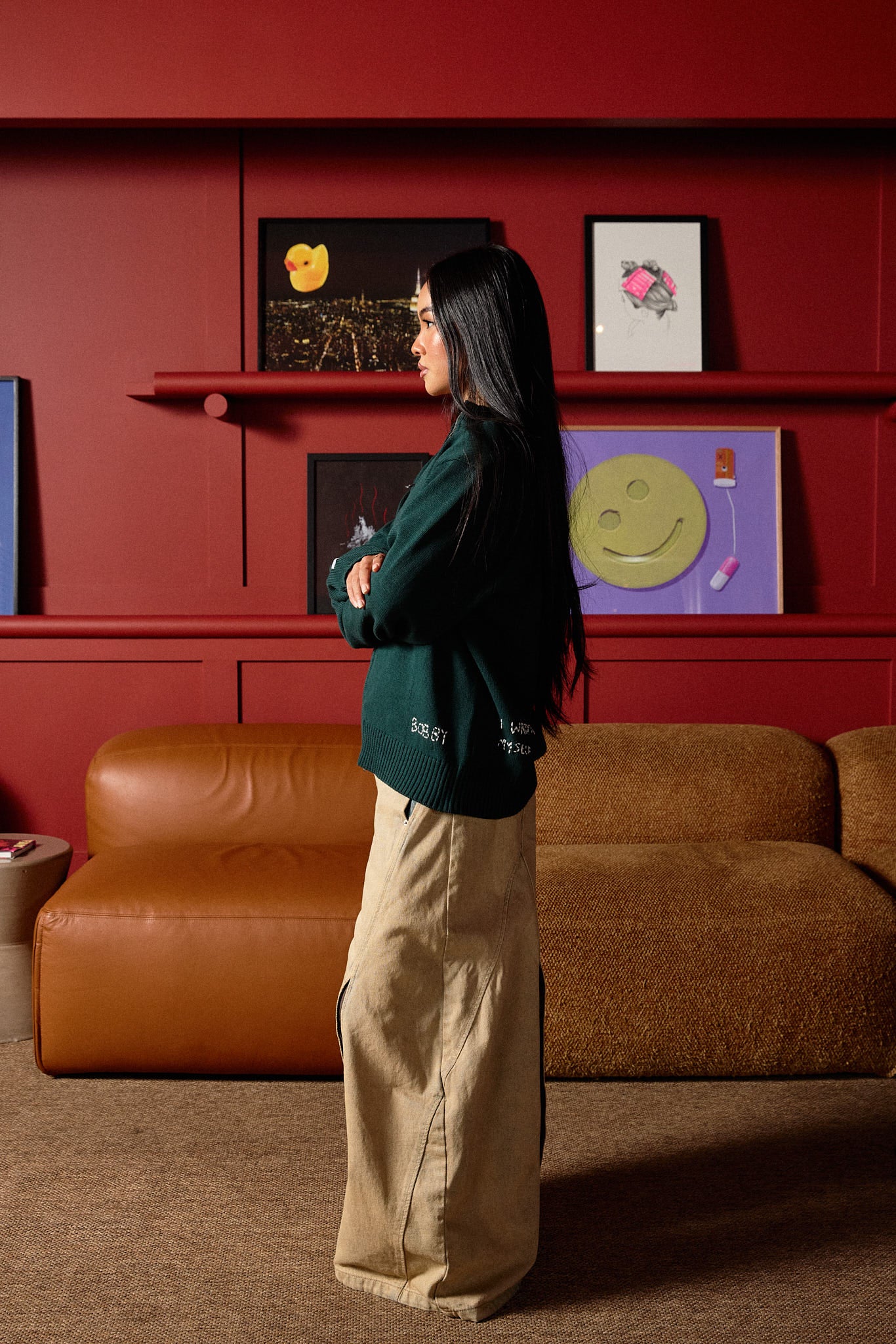 I WROTE THIS MYSELF CARDIGAN