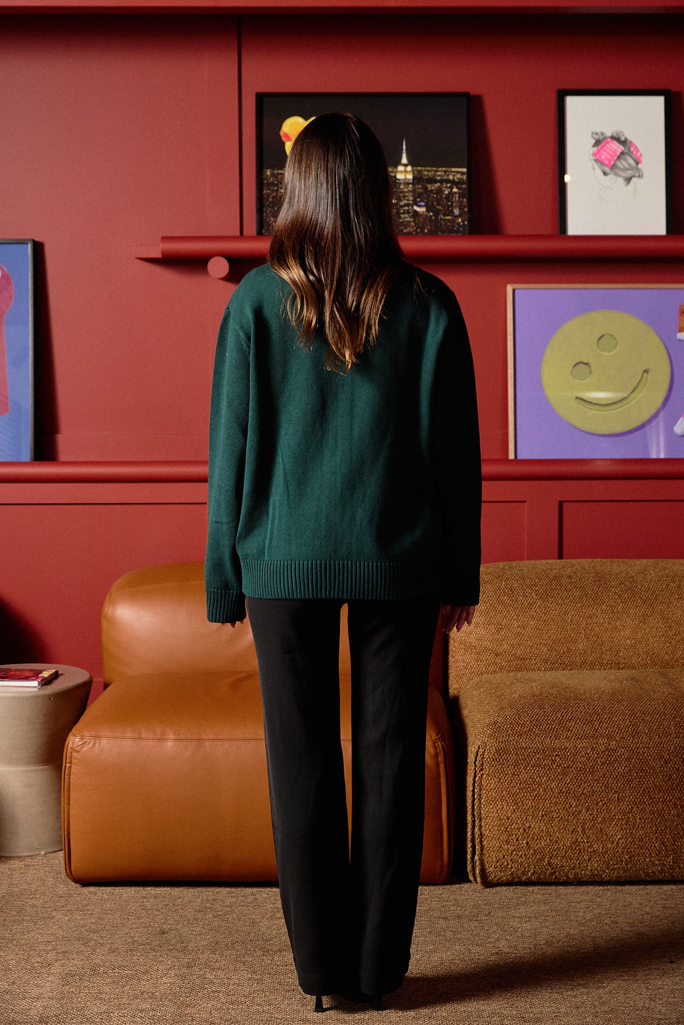SCRIPTED CARDIGAN