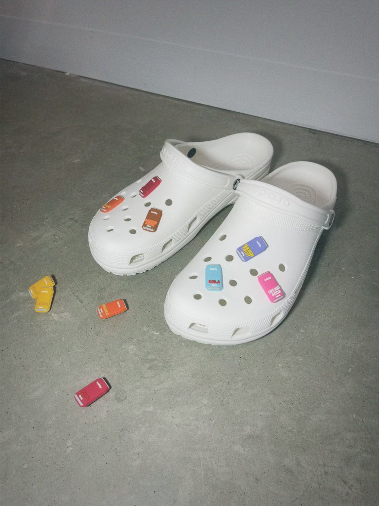image of popular crocs with new custom jibbits of bobby flavours