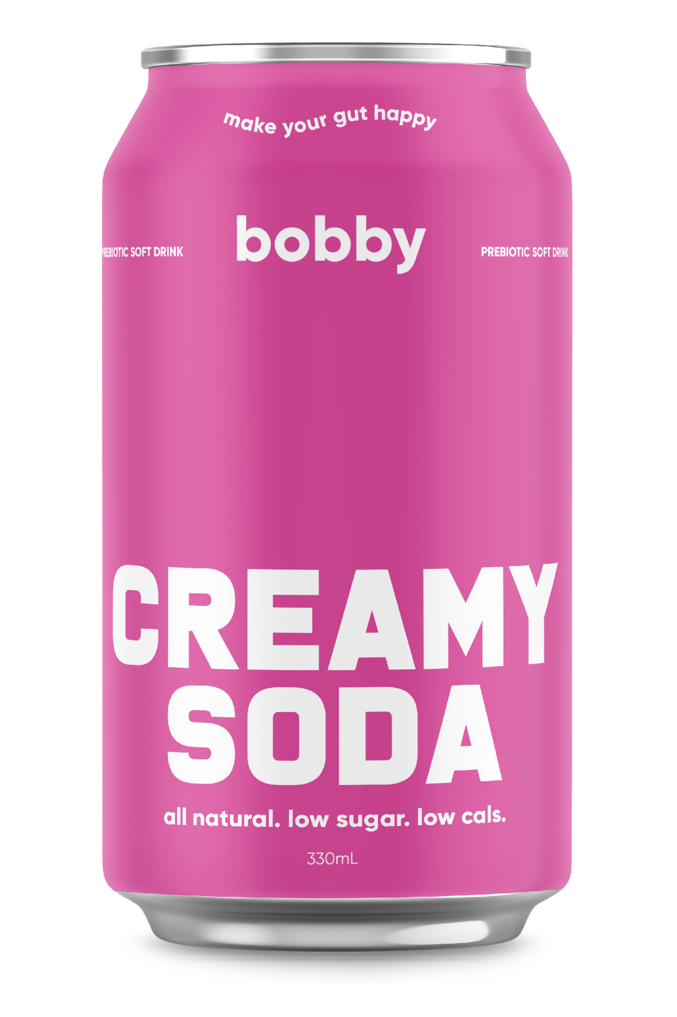 Creamy soda soft drink coles drink. All natural, Low sugar and Low calories with added prebiotics